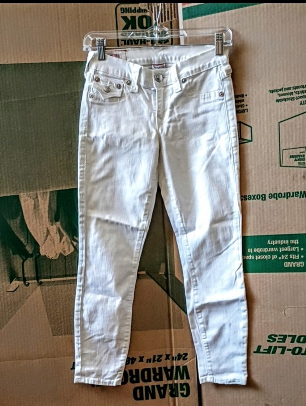 True Religion White Women's Slim Jeans sz 25